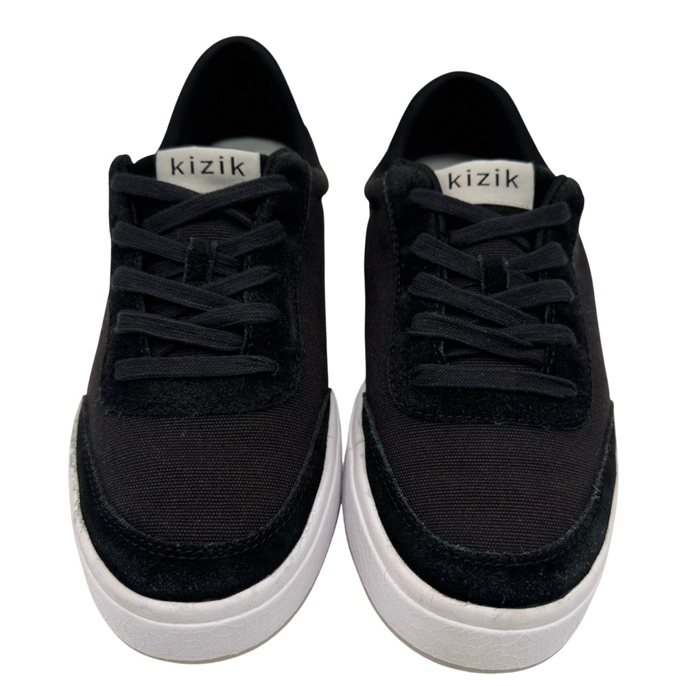 Kizik Prague Hands Free Slip On Sneakers Men 9 Wide Women 10.5 Wide Black Unisex